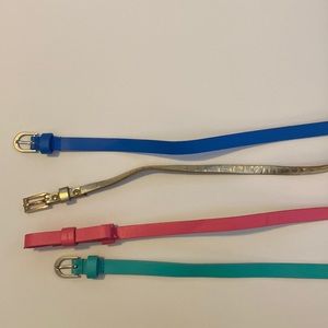 Set of 4 fashion belts